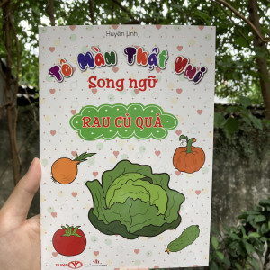 Tô màu thật vui (song ngữ) - Rau củ quả(2024-10k)